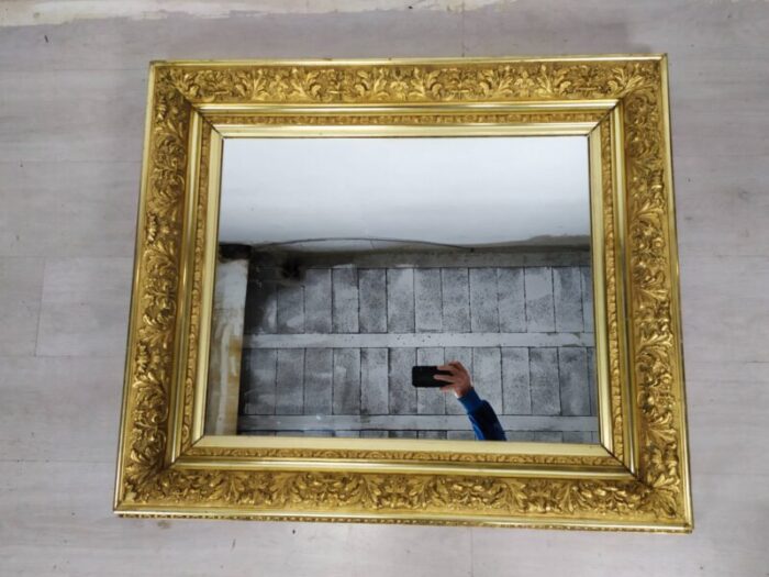 gold frame mirror 1890s 2