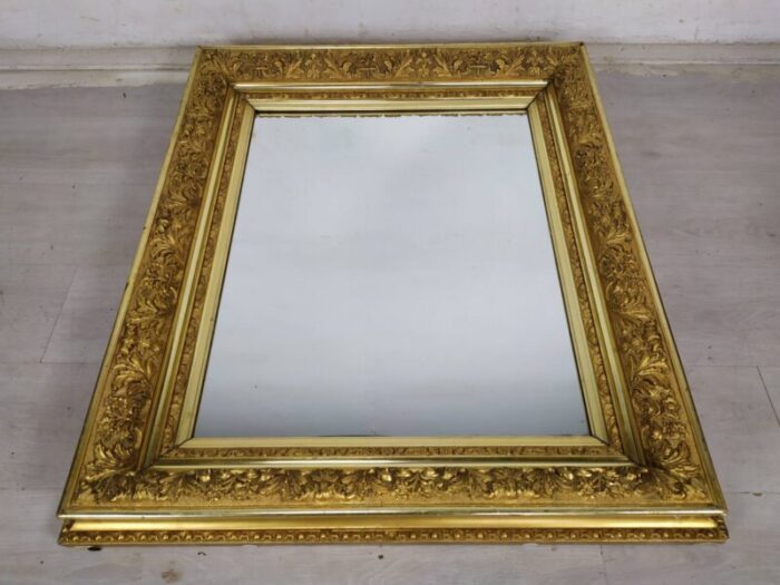 gold frame mirror 1890s 3