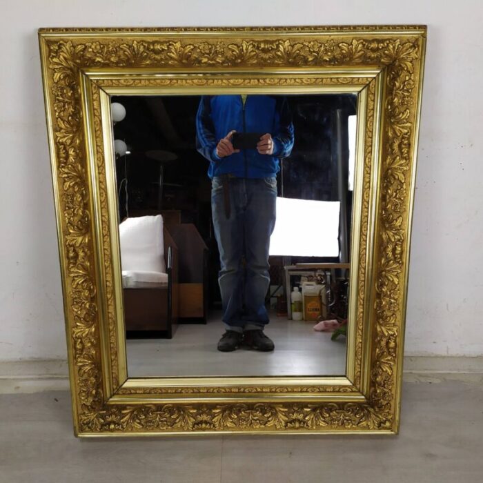 gold frame mirror 1890s 5