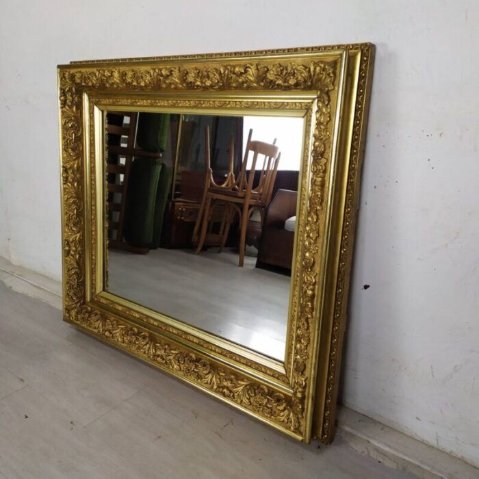 gold frame mirror 1890s 7