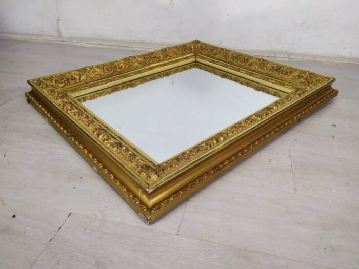 gold frame mirror 1890s 8