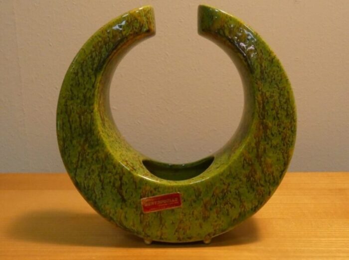 green enamelled ashtray by roberto rigon for bertoncello ceramiche darte italy 1970s 1