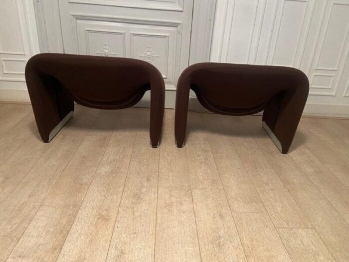 groovy armchairs by pierre paulin for artifort 1960s set of 2 5792