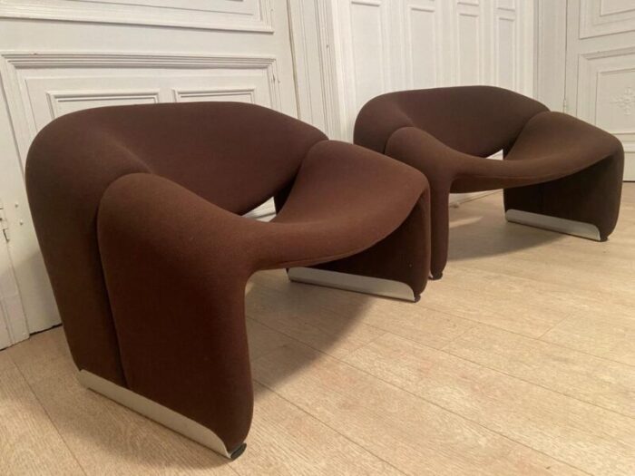 groovy armchairs by pierre paulin for artifort 1960s set of 2 9445