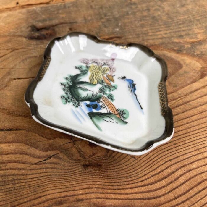 hand painted porcelain bowl 1920s set of 7 2