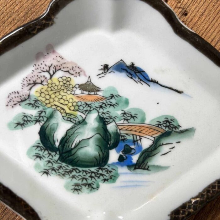 hand painted porcelain bowl 1920s set of 7 20