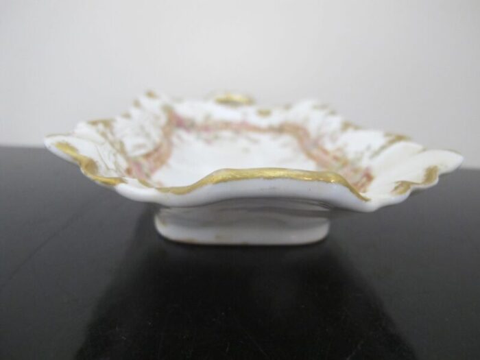 haviland limoges pink andyellow flower gold trim porcelain 8 34 dish tray 3810