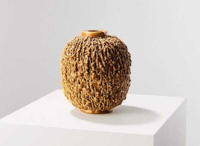 hedgehog vase by gunnar nylund for rorstrand 1940s 1661