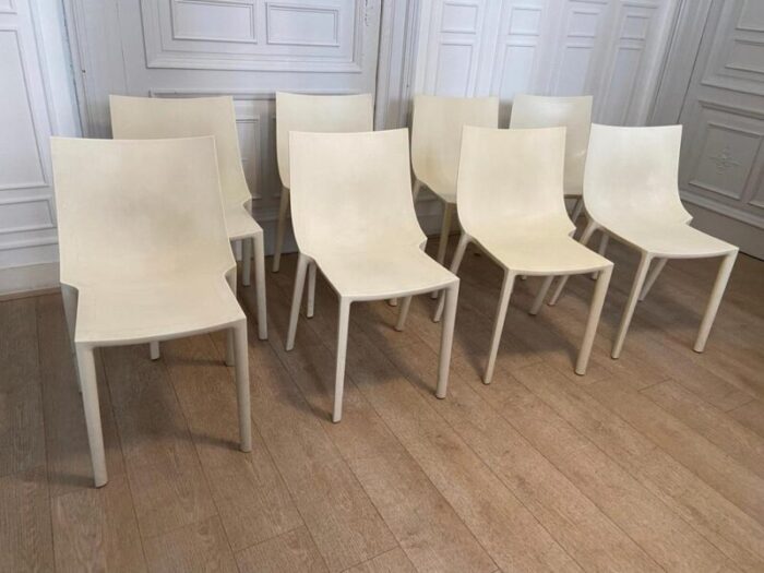 indoor outdoor bo chairs attributed to philippe starck for driade 1990s set of 8 2106