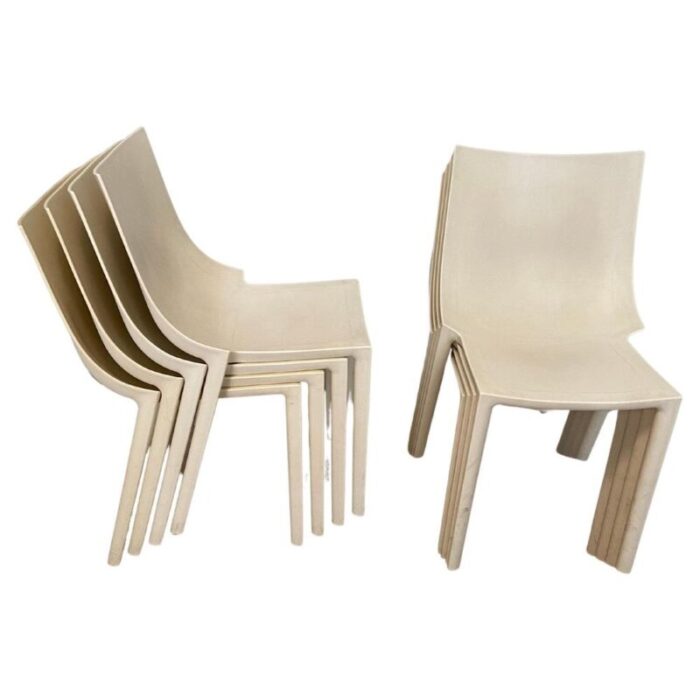 indoor outdoor bo chairs attributed to philippe starck for driade 1990s set of 8 4950