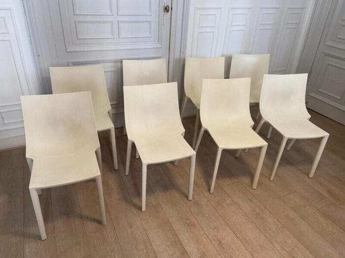 indoor outdoor bo chairs attributed to philippe starck for driade 1990s set of 8 6169