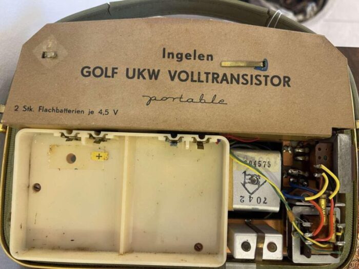 ingelen golf transistor radio 3424