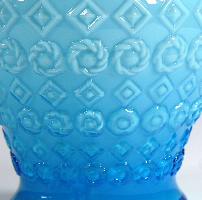 italian glass vase from empoli 1950s 6