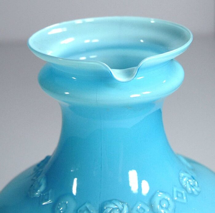 italian glass vase from empoli 1950s 7