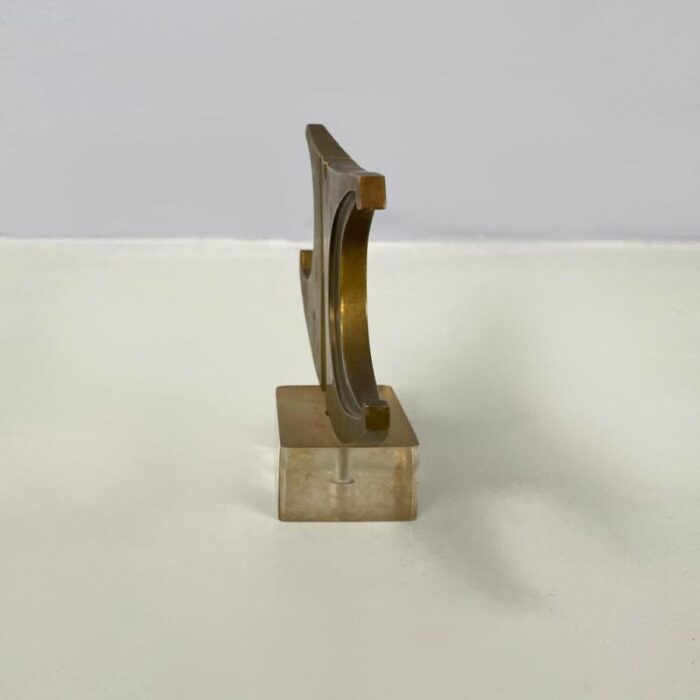 italian modern brutalist style bronze sculpture by edmondo cirillo 1970s 8713