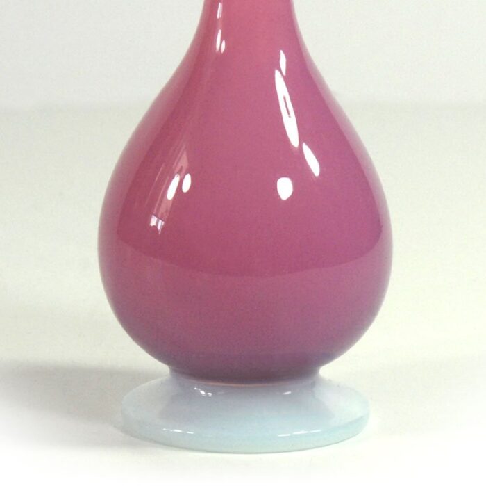 italian pink alabastro glass vase attributed to seguso 1970s 7