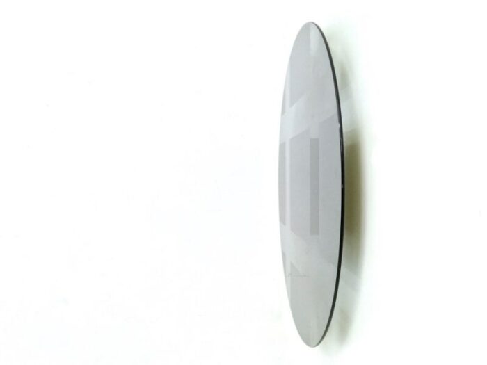 italian round smoked andromeda wall mirror by nanda vigo 1976 4