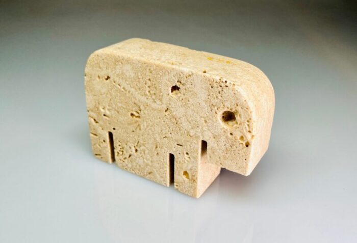 italian travertine figure of an elephant from fratelli mannell 4