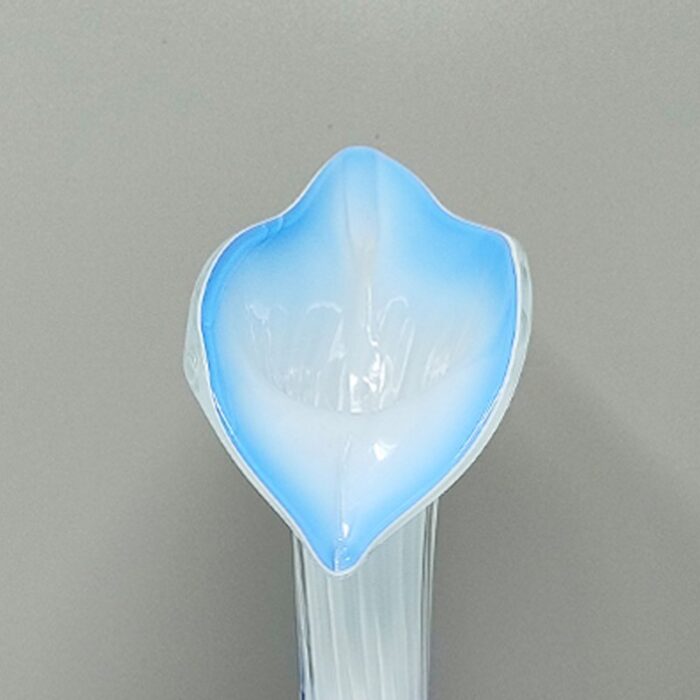 jack in the pulpit calla lily vase in murano glass 1960s 6