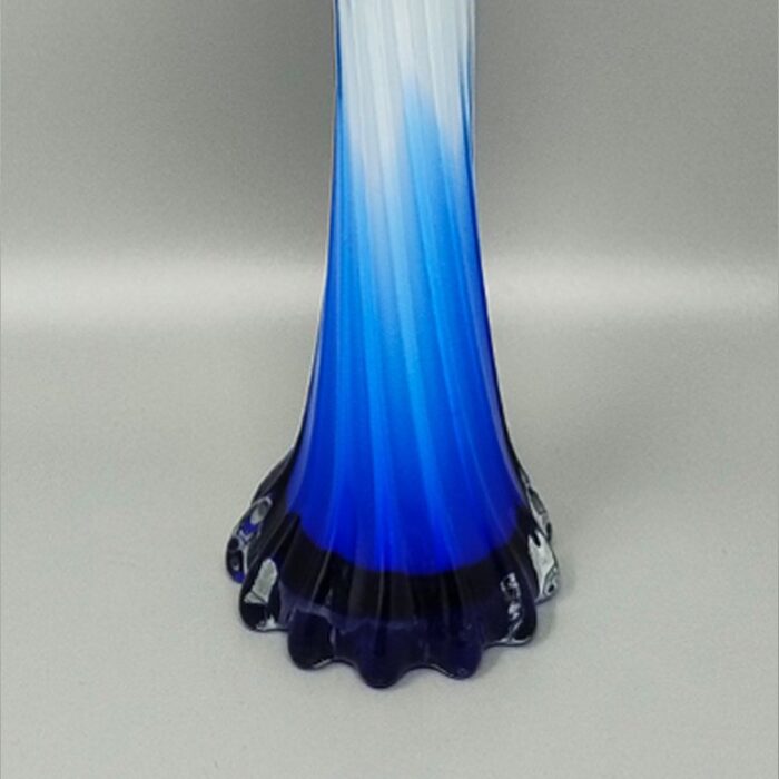 jack in the pulpit calla lily vase in murano glass 1960s 7