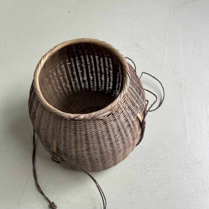 japanese bamboo basket 1920s 5