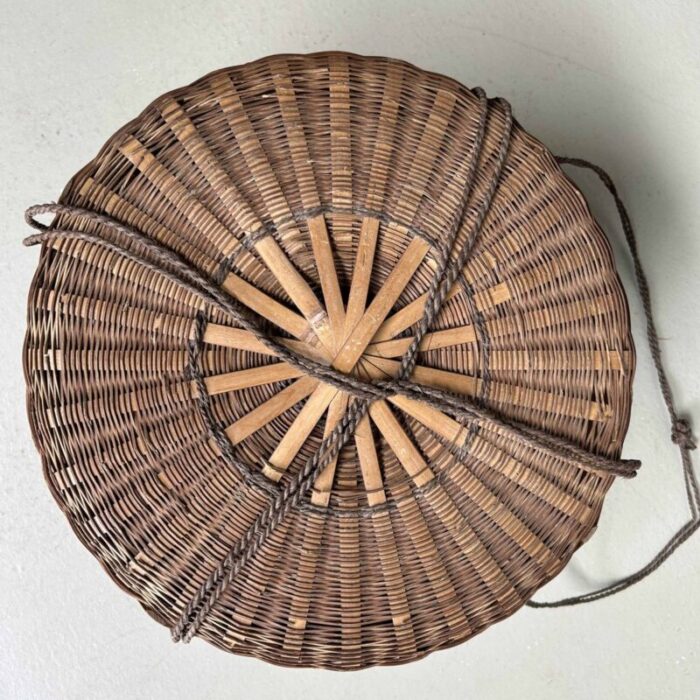 japanese bamboo basket 1920s 6