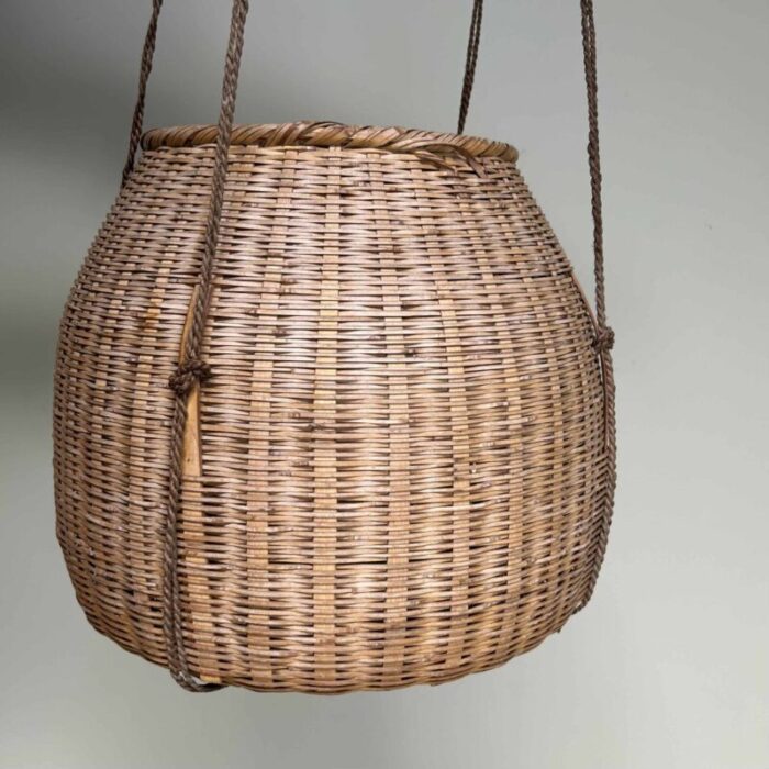 japanese bamboo basket 1920s 9