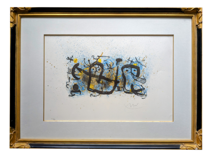 joan miro ma de proverbis my proverb original hand signed color lithograph 1970 6999