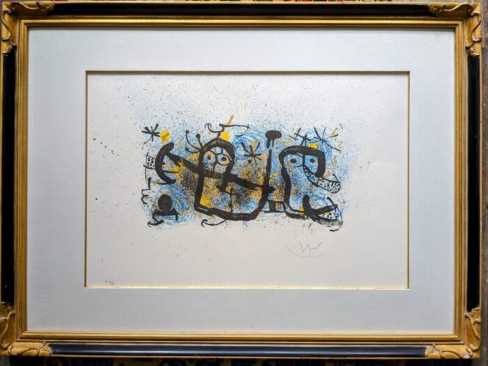 joan miro ma de proverbis my proverb original hand signed color lithograph 1970 9035