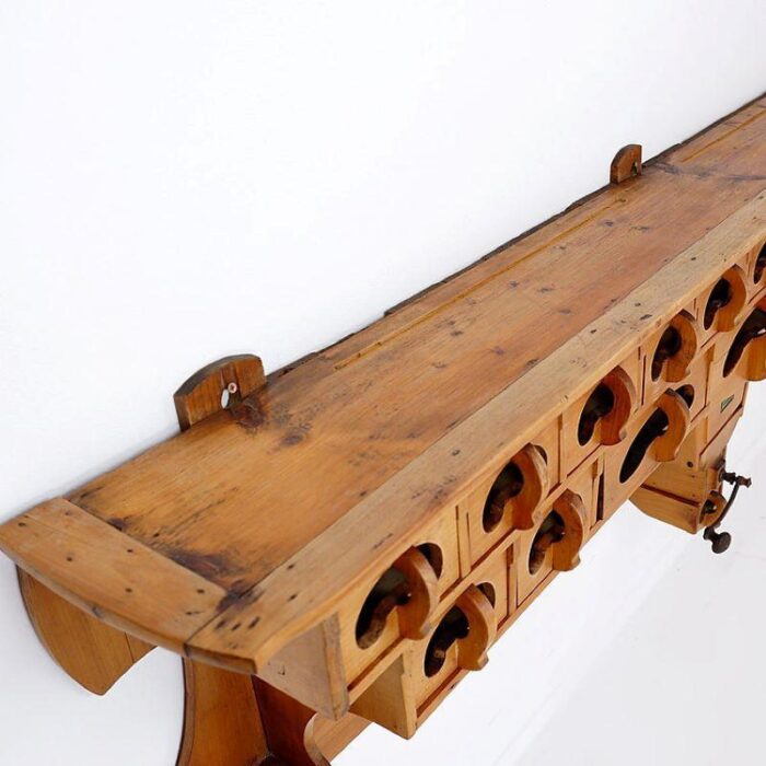 kitchen rack in sherry wood 0698