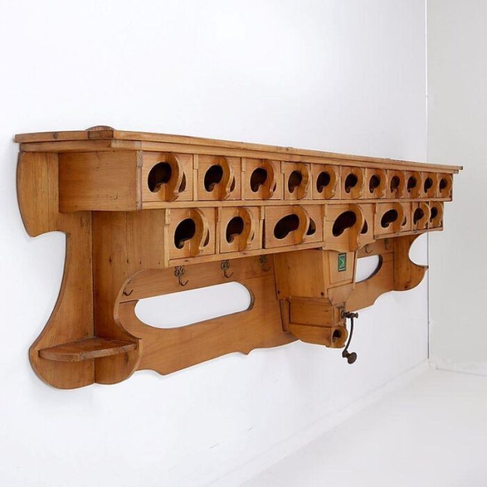 kitchen rack in sherry wood 8234