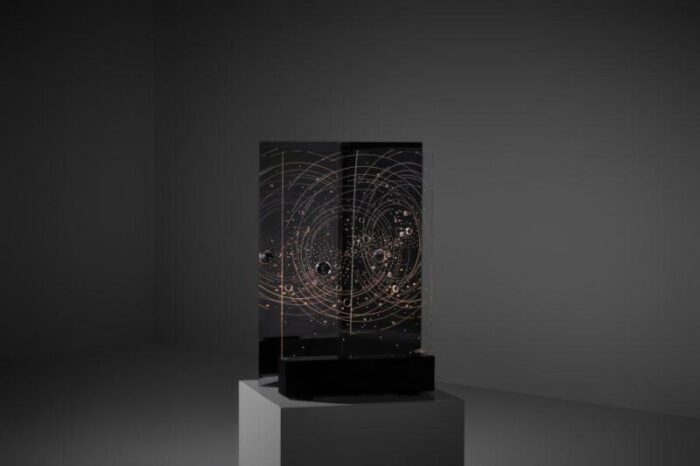 la galaxie light sculpture by terry haass france 1970 5011