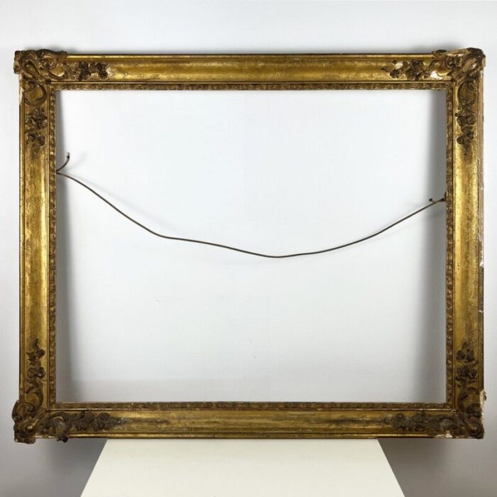 large antique gilt wooden frame 1