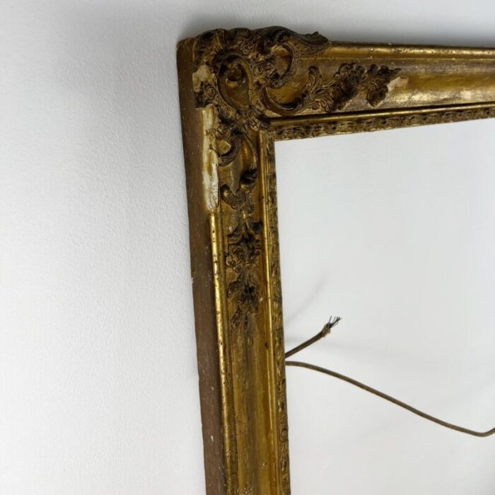 large antique gilt wooden frame 8