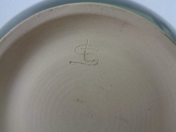 large danish studio ceramic bowl 1960s 11