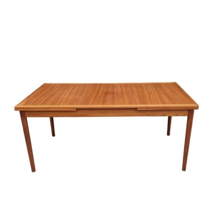 large extendable dining table by kai winding 1970s 3708