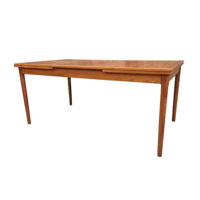 large extendable dining table by kai winding 1970s 4022