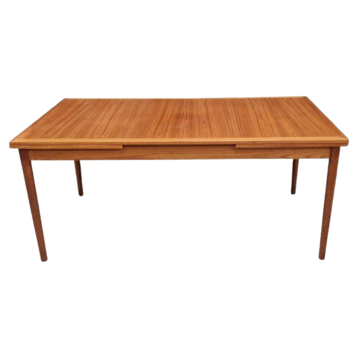 large extendable dining table by kai winding 1970s 8828