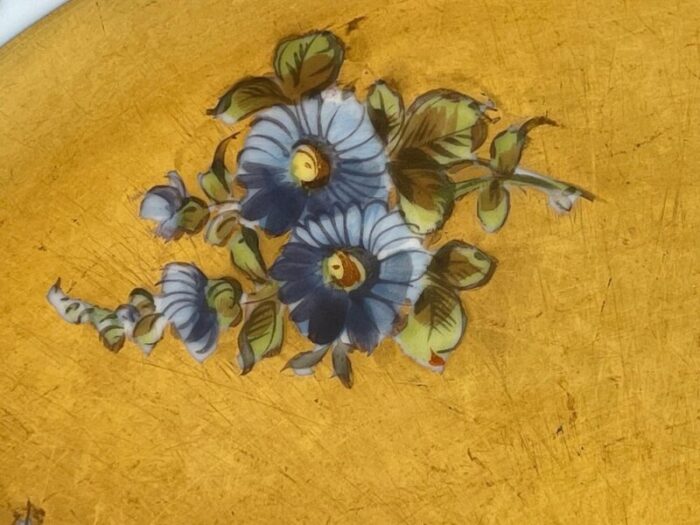 large floral decor dish in sevres porcelain 6