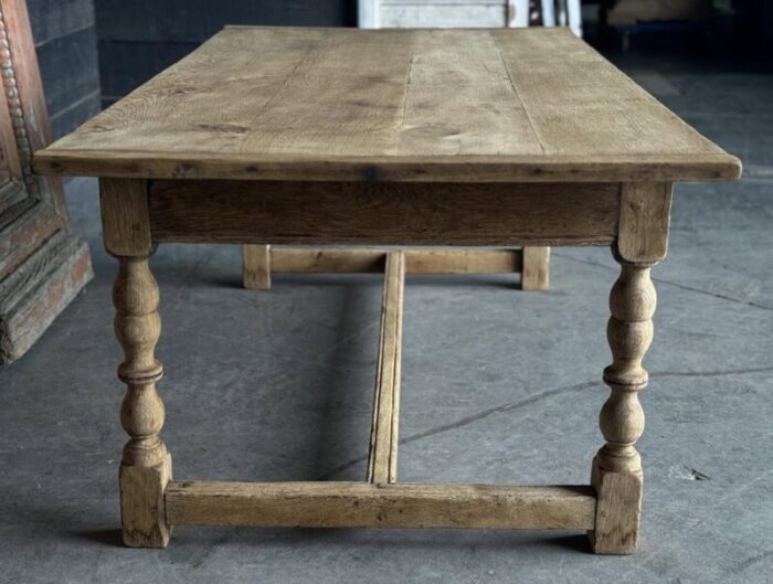 large french bleached oak coffee table 1925 1827