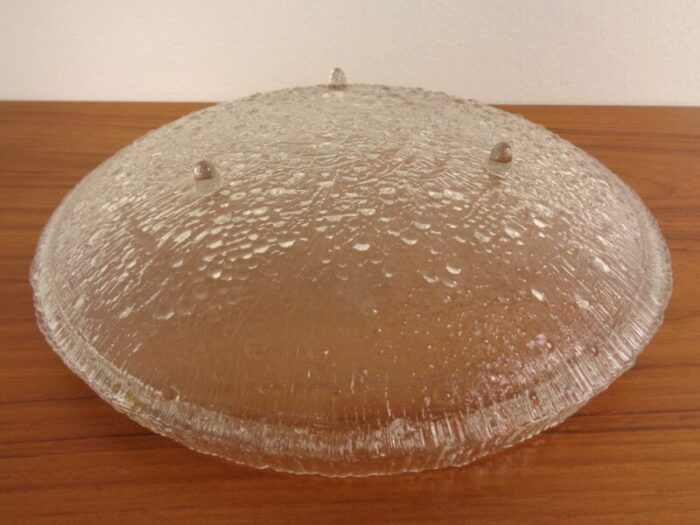 large glass bowl by tapio wirkkala for iittala finland 1960s 9