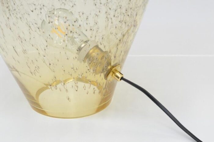 large murano glass free form table lamp from la murrina italy 1970s 9683