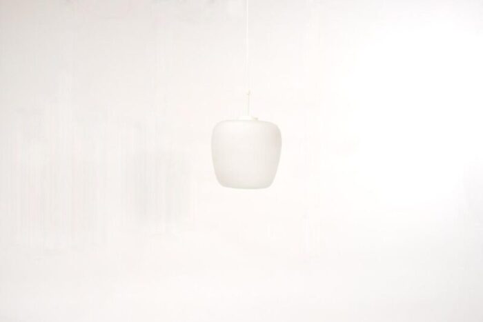 large scandinavian opaline pendant lamp 3064