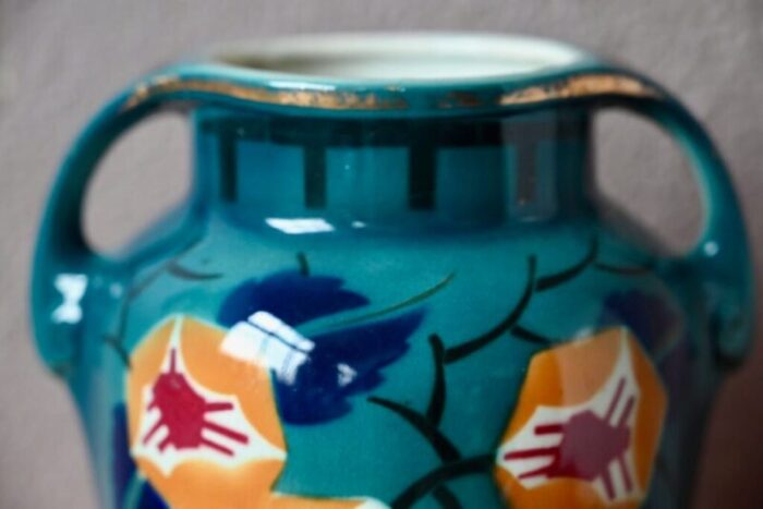 large vintage vase by keller guerin luneville 1920s 8