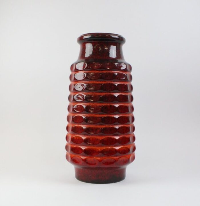 lava ceramic vase by jasba 1970s 1