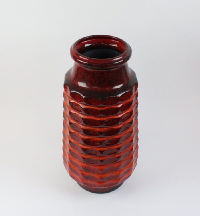 lava ceramic vase by jasba 1970s 3