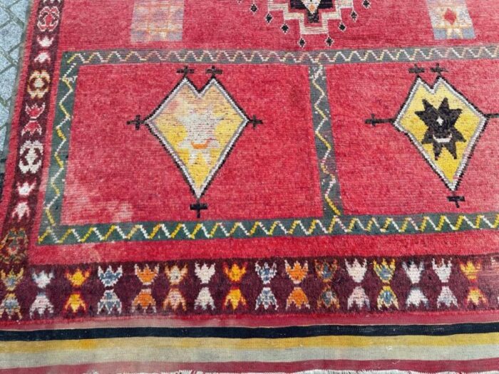 long moroccan tribal rug 1940s 2