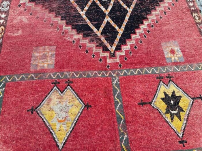 long moroccan tribal rug 1940s 5