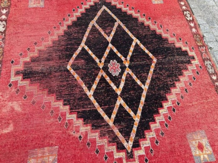 long moroccan tribal rug 1940s 6