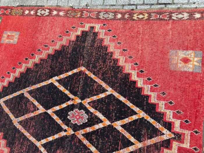 long moroccan tribal rug 1940s 7